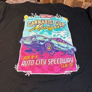 Black Cannabis Cup Michigan T-Shirt